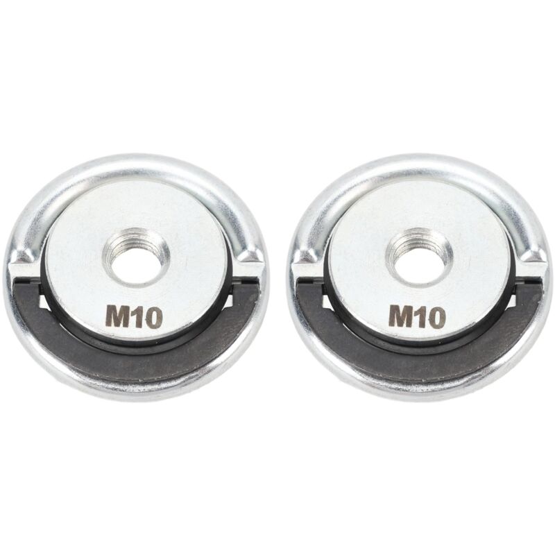 Schnellspann-winkelschleifer, M10-mutter, 45 Mm Durchmesser, 9,5 Mm Spannplatte Aus Legiertem Stahl, Zweiteilige Schleifscheibe