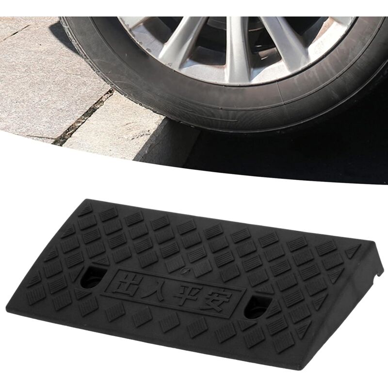 – Laderampe Aus Pp-kunststoff – 5 Cm Dick – Rutschfeste, Strukturierte Oberfläche – Abmessungen 49 X 21,8 Cm – Für Gehwege Und Laderampen