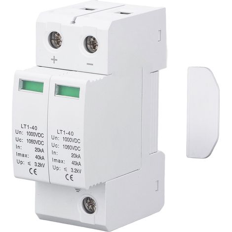 Überspannungsschutzgerät Pv-schutz 35 Mm Dc 1000 V 2-polig 1000 V Ipga-buchsen