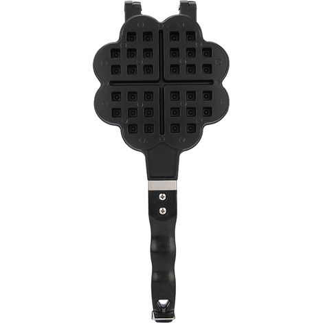 Dioche Herzförmiges Waffeleisen Aus Aluminiumlegierung Mit Himmelsmotiv, Leicht, Antihaftbeschichtet, Langlebig Mit Griff Aus Edelstahl 304