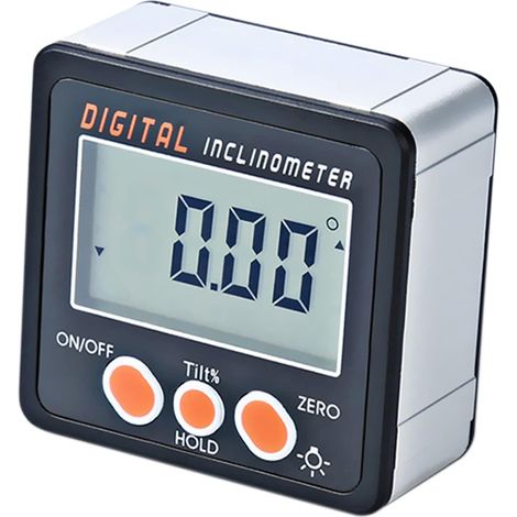 Digitaler Lcd-winkelmesser Mit Goniometer Und Abgeschrägtem Gehäuse, 0–360° Neigungsmesser, Wasserdichter Winkelmesser Für Auto Und Arbeit