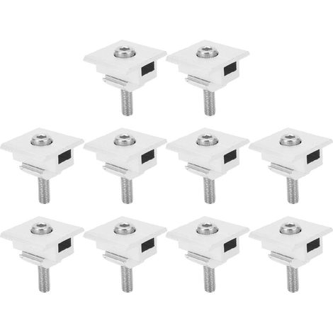 10 Stück Wasserdichte Solarpanel-montageklemmen Aus Aluminium, Montagehalterung, Montagezubehör