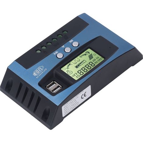 Solarladeregler, Mppt-tracking-ladefunktion, Echtzeitanzeige, 16-a-abtastgenauigkeit, Einstellbare Parameter Des Solarmodul-ladereglers (70 A)