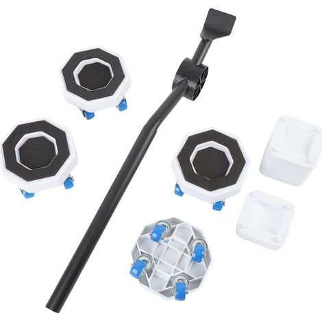 5-teiliges Möbeltransport-set, Möbelrollen, Möbeltransporter, 360-grad-drehkissen Für Möbelrollen, Maximale Tragkraft 16 Tonnen