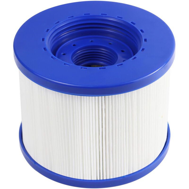 Schwimmbadfilter - 104 Mm - Pet Und Vliesstoff - Für Aufblasbare Whirlpools - 6 Stück
