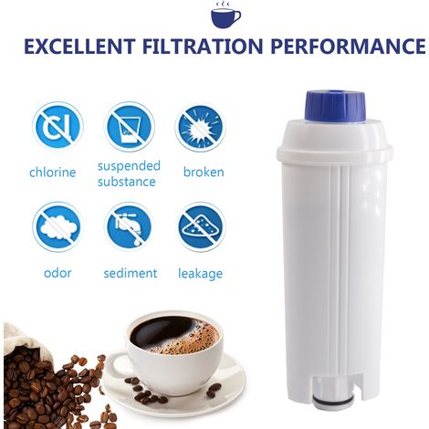 4er-pack Ersatz-kaffeefilterkartuschen, Kompatibel Mit Der Delonghi Dsl C002 Kaffeemaschine. Zubehör Für Kaffeemaschinen: Wasserfilter.