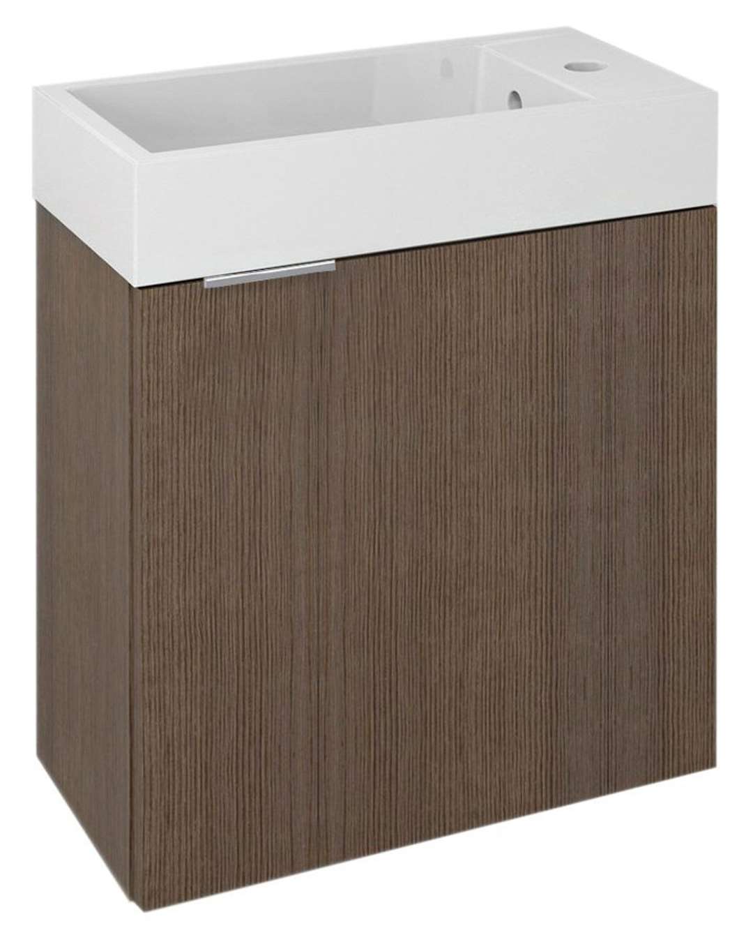 Sapho Latus - Waschtischunterschrank 50x50x25 Cm, Kiefer Rustik Lt410-1616
