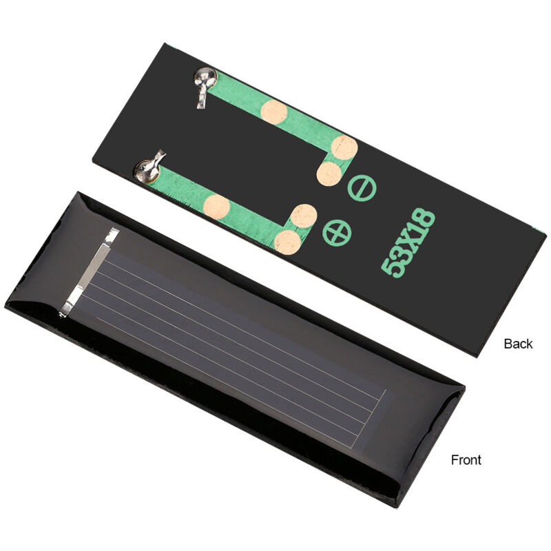 10 Stück 0,5 V 100 Ma Mini-polykristallin-solarpanel, Tragbares Diy-netzteilmodul-ladegerät 5318 Mm