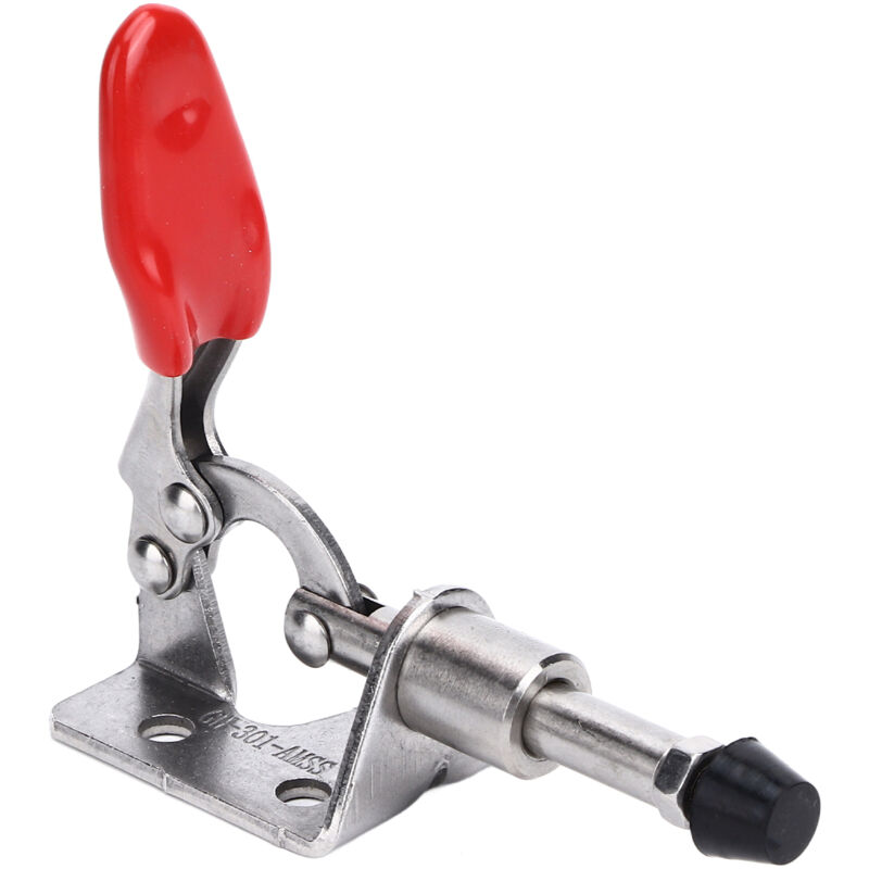Kniehebelklemme, Schnellspann-kniehebelklemme Aus Edelstahl, 45 Kg Tragkraft, Rutschfest, Hebelklemme Für Holzbearbeitung, Schweißen Und Mechanische Geräte