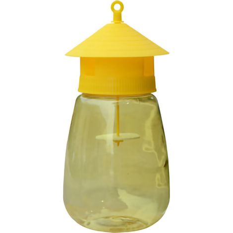 Wirksame Fliegenfalle Aus Kunststoff Mit Lockstoff Für Küchenmücken Und Wiederverwendbarer Flasche Für Guave, Tomaten Und Gemüse