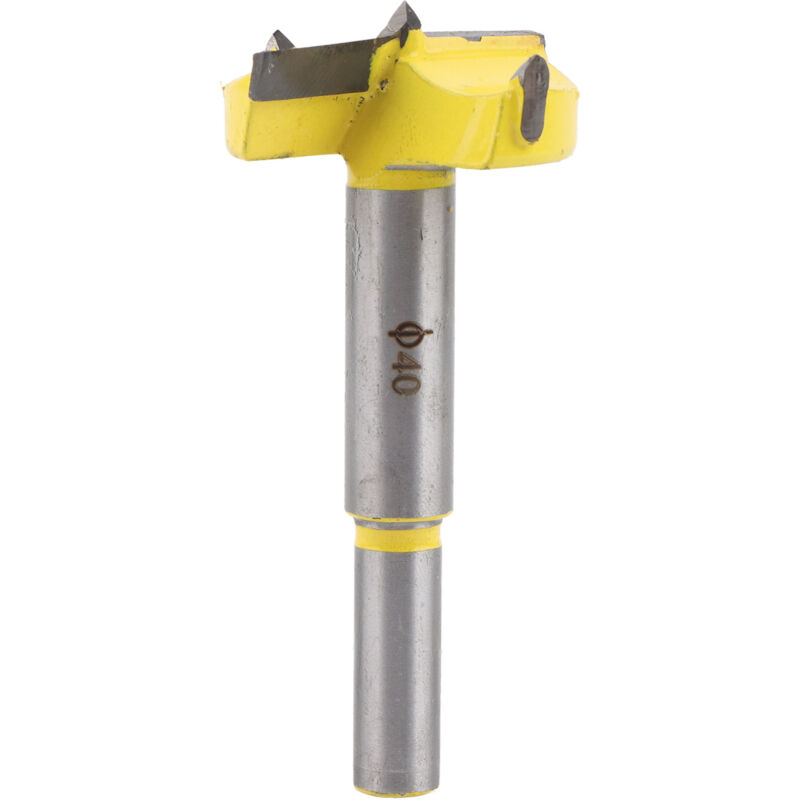 Ftvogue Holzbearbeitungsübung Für Holz, Hartmetall-bohrlochbohrer Mit Hoher Härte, Glatter Schnitt, Für Dichteschilder Und Gegenholz (40 Mm)