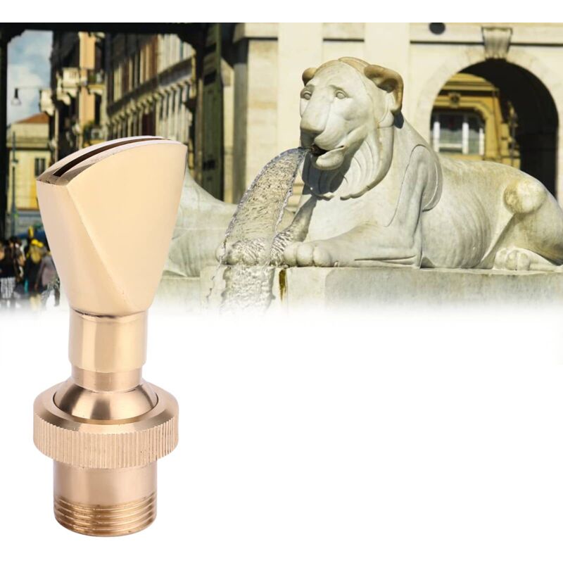 Fächerförmiger Springbrunnen-sprinklerkopf Aus Messing, 1/2" Dn15 & 3/4" Dn20
