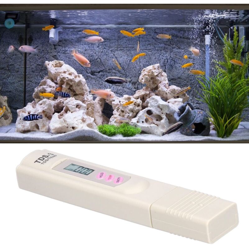 Wasserteststift, Automatische Temperaturkompensation, Tragbar, Robust Und Langlebig, ±2 % (fs) Präzisions-tds-tester Für Aquarien, Schwimmbäder Und Trinkwasser