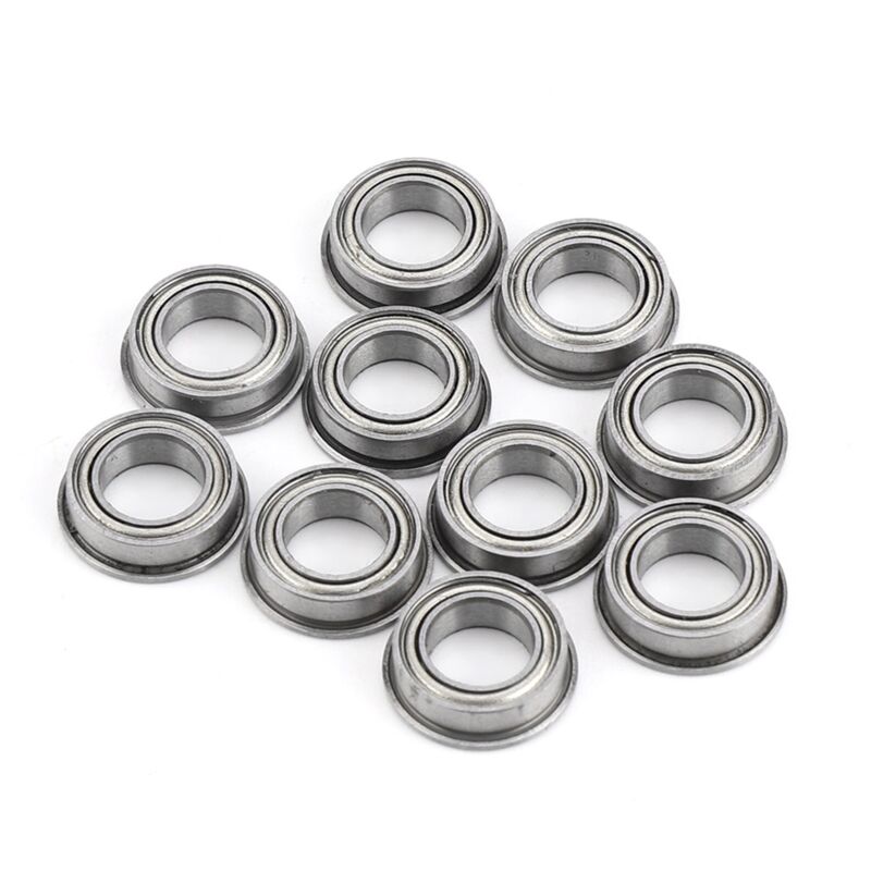 Yctze Packung Mit 10 Mini-flanschkugellagern Mit Abschirmung Aus Edelstahl Mf106zz 6 X 10 X 3 Mm Für Heimwerkerprojekte