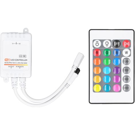 Dc5v-24v Led Smart Controller Led-streifenlicht-controller Ir Wifi Bluetooth Fernbedienung Drahtlose Smart-sprachsteuerung Für Familien-ktv (3-wege)