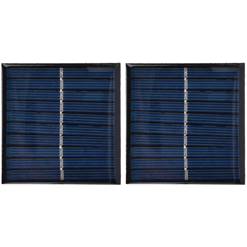 2 Stück Mini-solarpanel, Tragbar, Flexibel, Epoxidverkapselt, Für Diy-projekte, 0,7 W, 5 V, 0–140 Ma
