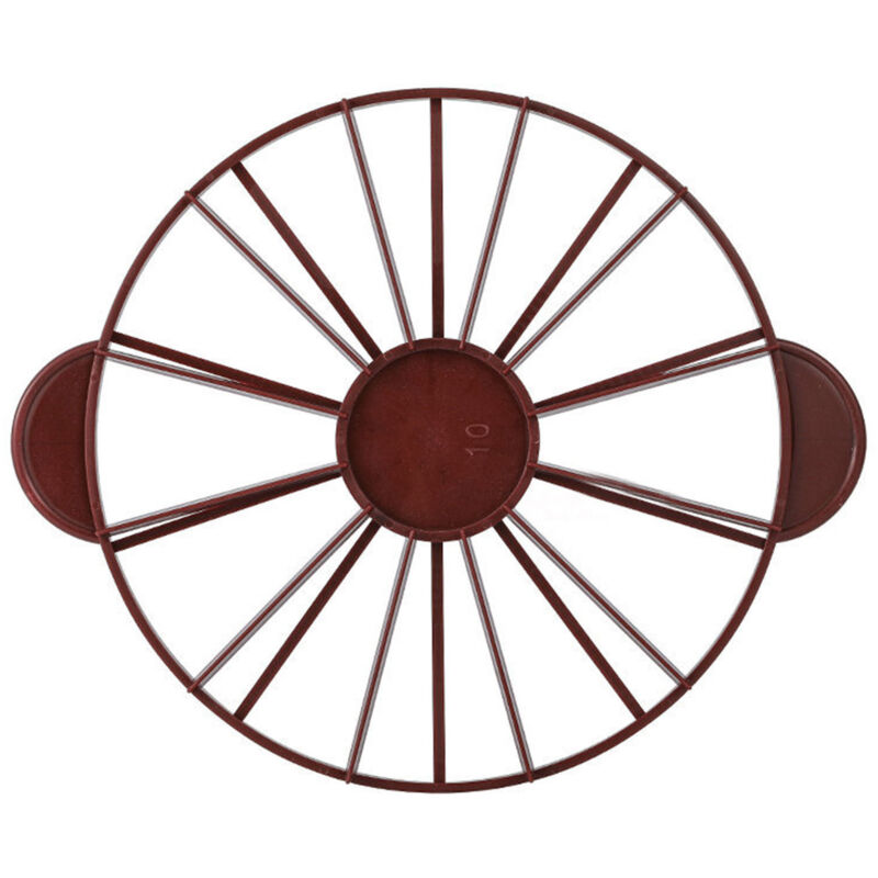Acouto Runde Kuchenscheiben, Konfigurierbar, 10/12 Portionen, Bäckereiteiler Für Käsekuchenliebhaber (dunkelrot (braun) 126 G/4,4 Oz (280))