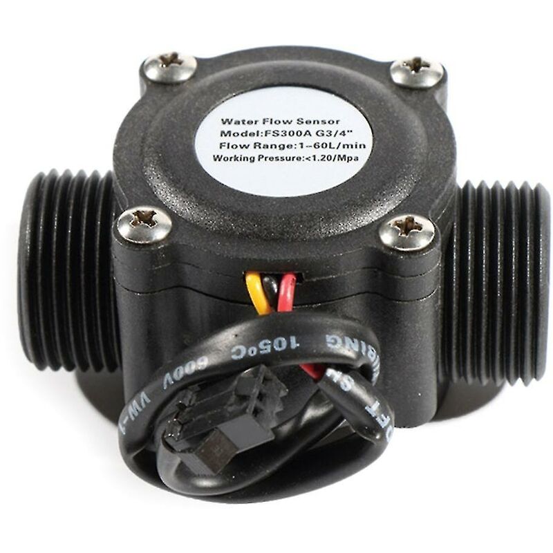 Crea G3/4'' 6-punkt-turbinen-durchflussmesser Mit Anzeigesensor, Außengewinde, 1-60 L/min