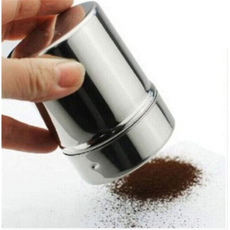 Stück Edelstahl-streuer Für Zucker, Kakao, Schokolade, Mehlpulver Und Kaffee Mit Feinem Sieb Und Deckel – Fei Yu