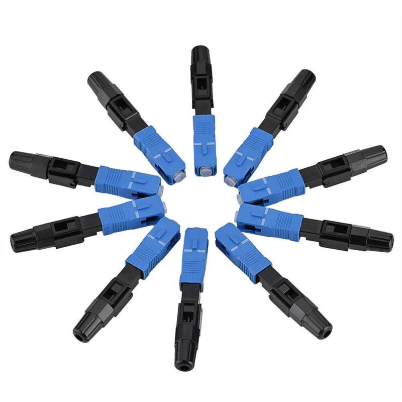 10 Stück/lot Sc/upc Schnellverbinder Für Glasfaser, Singlemode-adapter Für Ftth/odf