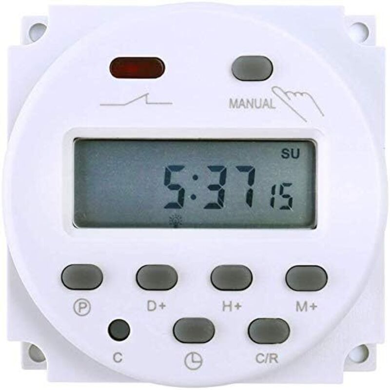 Elektronischer Timer Dc12v 16a 17 Programme Programmierbares Lcd-display - Fei Yu