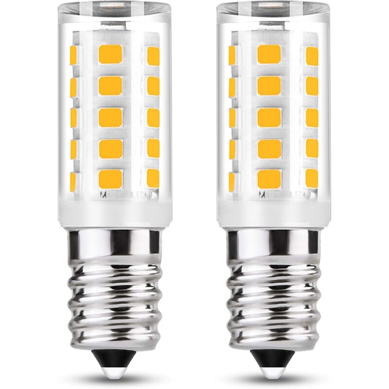 E14 Led-kühlschranklampe, 3 W Warmweiß, Ersetzt 35 W, 3000 K, 350 Lm, 2er-pack – Fei Yu