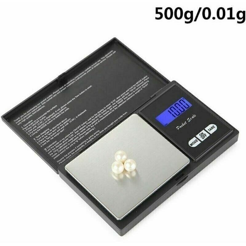 Digitale Präzisionswaage 500 G Für Goldschmuck, Elektronische Waage 0,01 G – Fei Yu