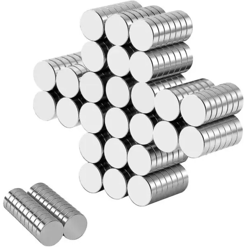 100 Stück Neodym-magnetpflaster, Runde Zylindrische Magnete, 103 Mm