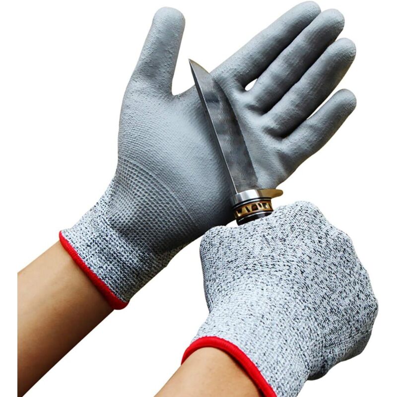2 Paar Schnittfeste Handschuhe, Arbeitshandschuhe, Schutzhandschuhe, M Und L