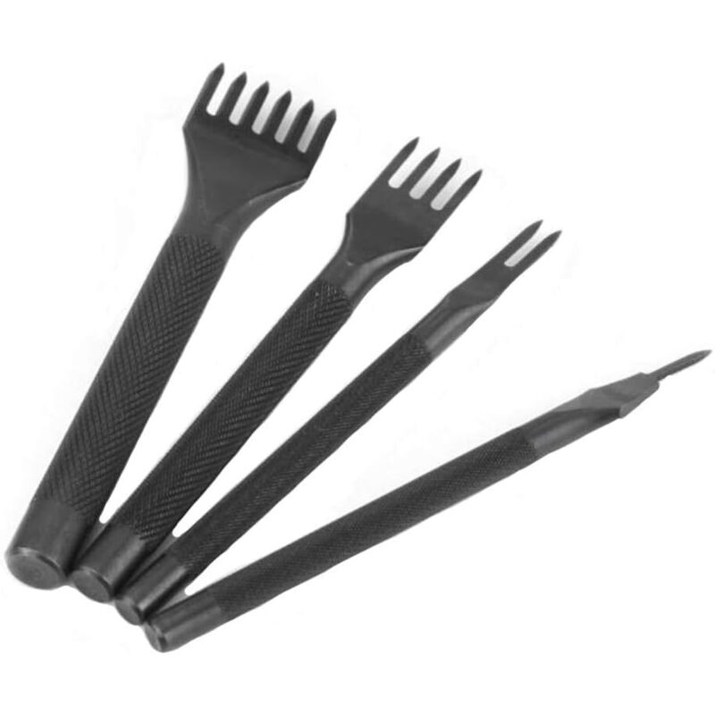 Diy-lederhandwerksset Mit Diamantschnürschere, Lochzange Und Nähwerkzeug – Fei Yu