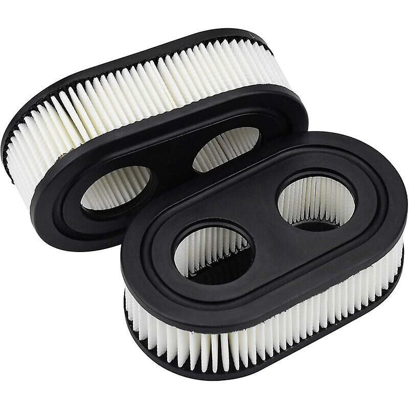 Set Mit 2 Luftfiltern Für Briggs & Stratton Rasenmäher, Schwarz. Rasenmäherzubehör.