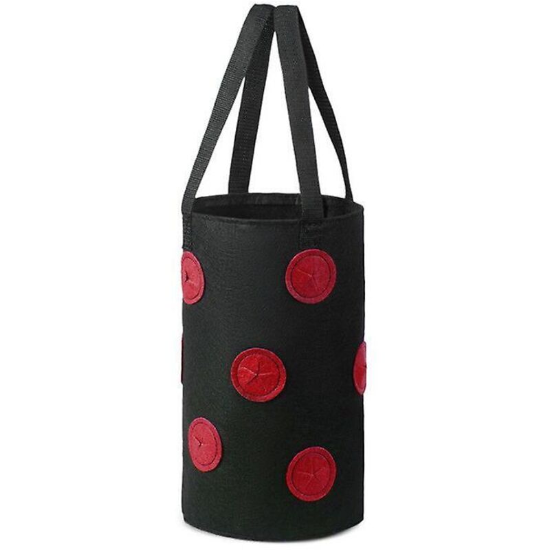 3-gallonen-pflanzsäcke Mit 12 Löchern Für Erdbeeren, Pflanzen, Blumen, Tomaten, Garten, Wandbehang