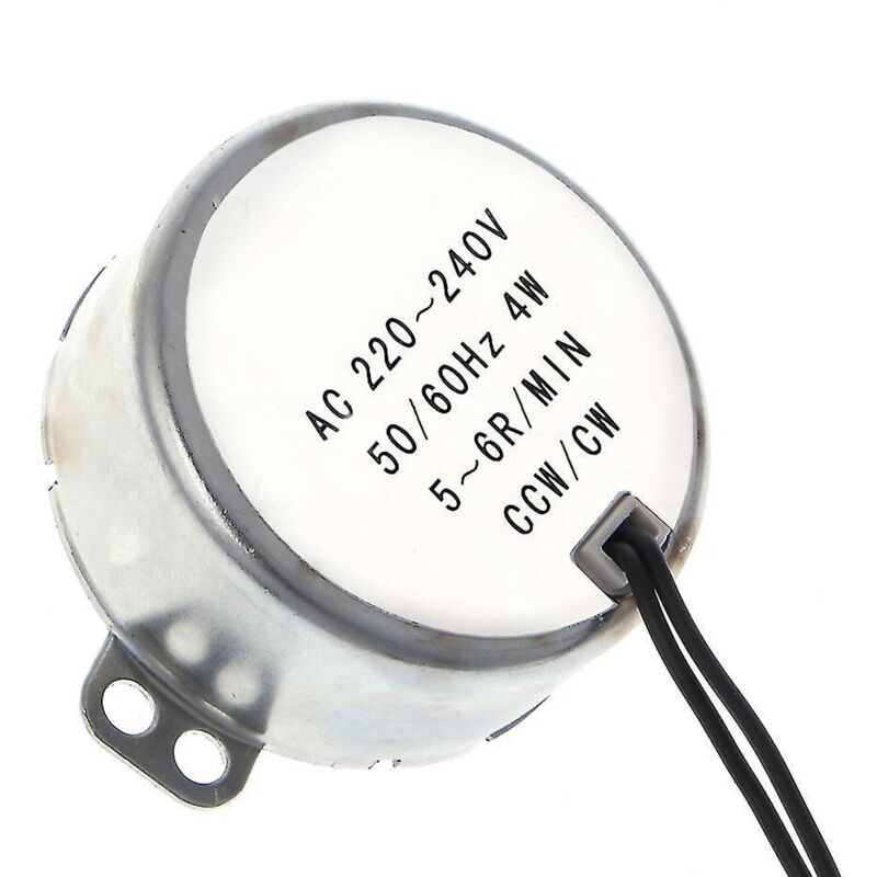 Crea Ac 220-240 V Synchron-getriebemotor, 4 W, Rechts-/linkslauf, Hohes Drehmoment, 5-6 U/min