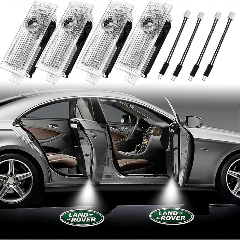 Autotür-logoprojektor, 4-teilig, Led-geisterlicht, Laser-einstiegsbeleuchtung, Begrüßungslicht, Kompatibel Mit Land Rover