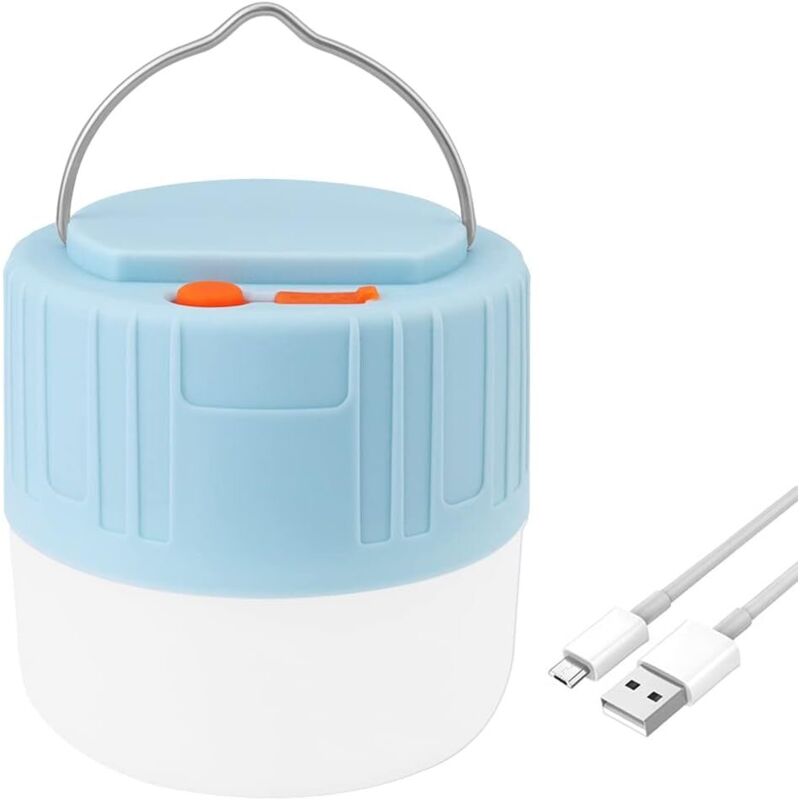 Ultrahelle, Wiederaufladbare 60-w-led-campinglampe Mit Usb-anschluss Für Den Outdoor-einsatz, Superheller Suchscheinwerfer Mit Bügel Für Camping, Wandern Und Camping