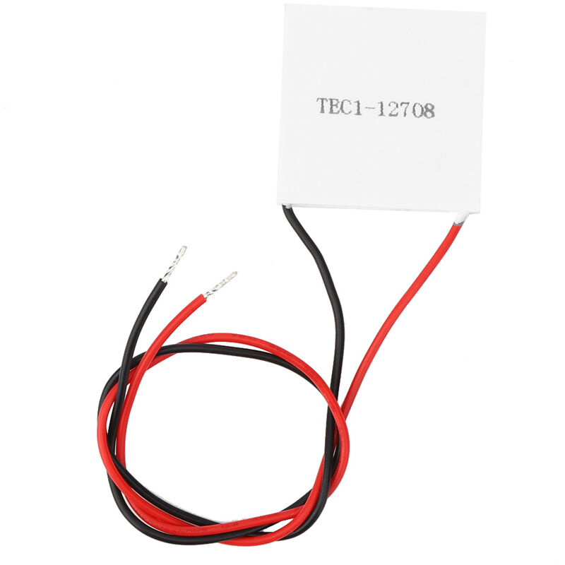 Naroote Peltier-kühlmodul, Halbleiter-kühltabletten, Tecl-12708 Thermoelektrischer Kühler 40x40x3,5 Mm Luftentfeuchter Für Kühlschränke Und