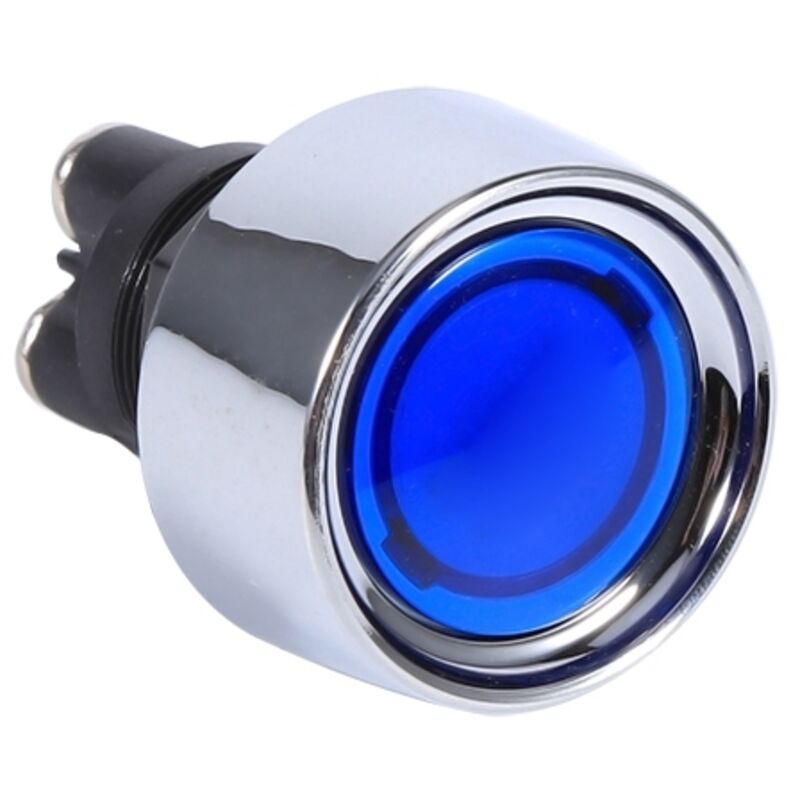 Autostartknopf, 12v-motorstartschalter, Motorstartknopf, Zündschalter, Dc 12v 50a Fahrzeugmotorstartknopf, 3p Sp Zündschalter (blaue Leuchte)