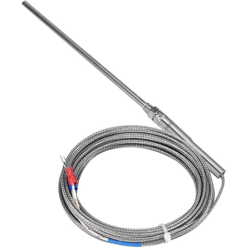 Thermoelement-sensorsonden, Keenso Temperaturregler Typ K Hochtemperatur-thermoelement-sensor (5m)