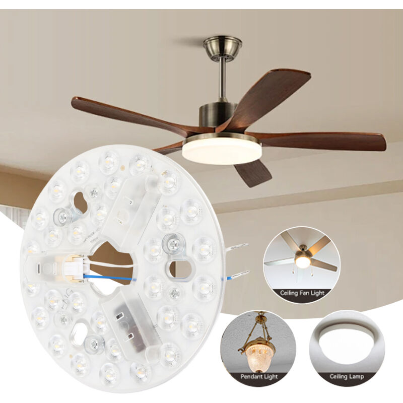 – 15-w-led-deckenventilator, Dimmbar, 3 Farbtemperaturzonen – Aluminium – Memory-funktion – Dimmerkompatibel – Optimale Wärmeableitung
