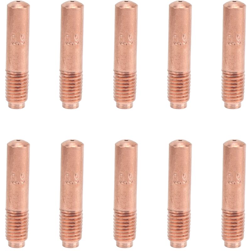 Mig-schweißkontaktspitzen, 0,9 Mm Leitfähige Düsen, Kleinteile, 10 Stück, Kupfer-schweißkontaktspitzen Zum Schweißen