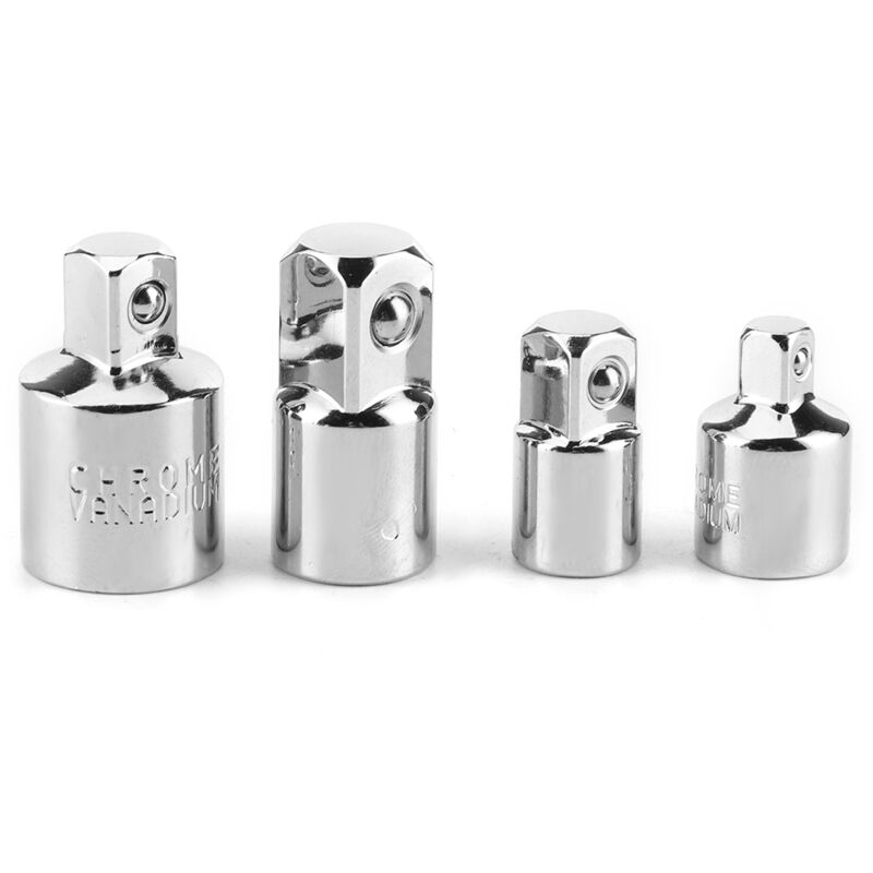 Stück 1/4 Zoll 3/8 Zoll 1/2 Zoll Elektroschlüssel-hülsenadapter-konverter Chrom-vanadium-stahl-antriebsnussdichtung (galvanisiert).