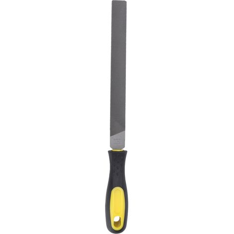 8-zoll-flachstahlschleifscheibe Mit Griff Zum Schärfen Und Formen Von Groben Metallzähnen.