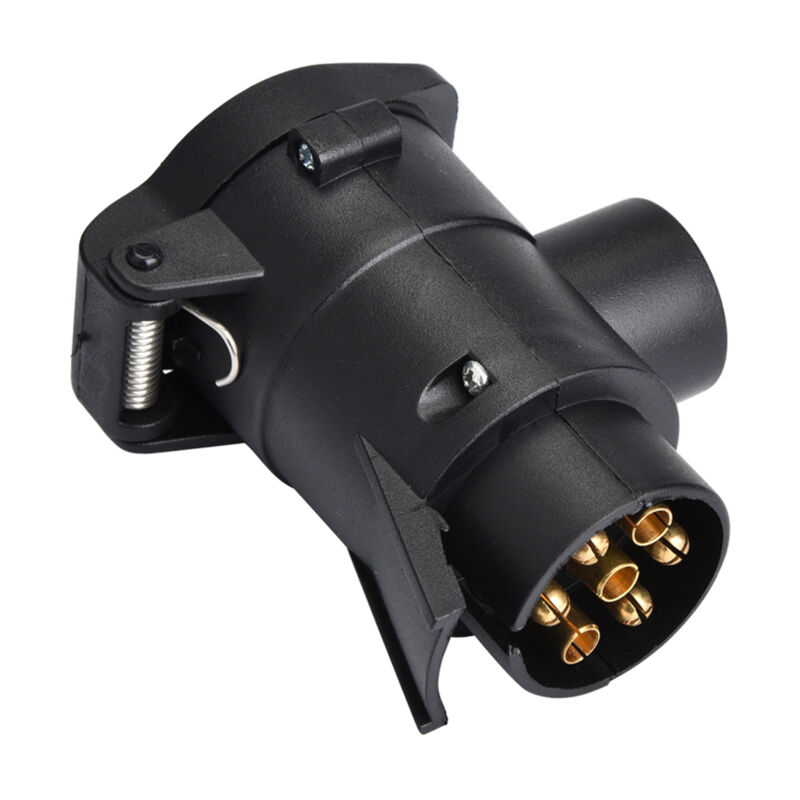 Anhängeradapter, Kimiss 7-auf-13-pin-anhängerkupplungsadapter, 12-v-autoanhänger-stromsteckeradapter, Wohnwagen-anhängerkupplungskonverter, Adapter