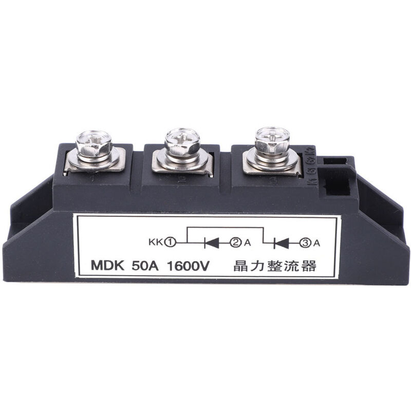 Mdk 50a 1600v Brückengleichrichter-diodenbrückenmodul Einphasen-brückengleichrichtermodul Für Photovoltaik-gleichrichter Zur Stromverwendung.