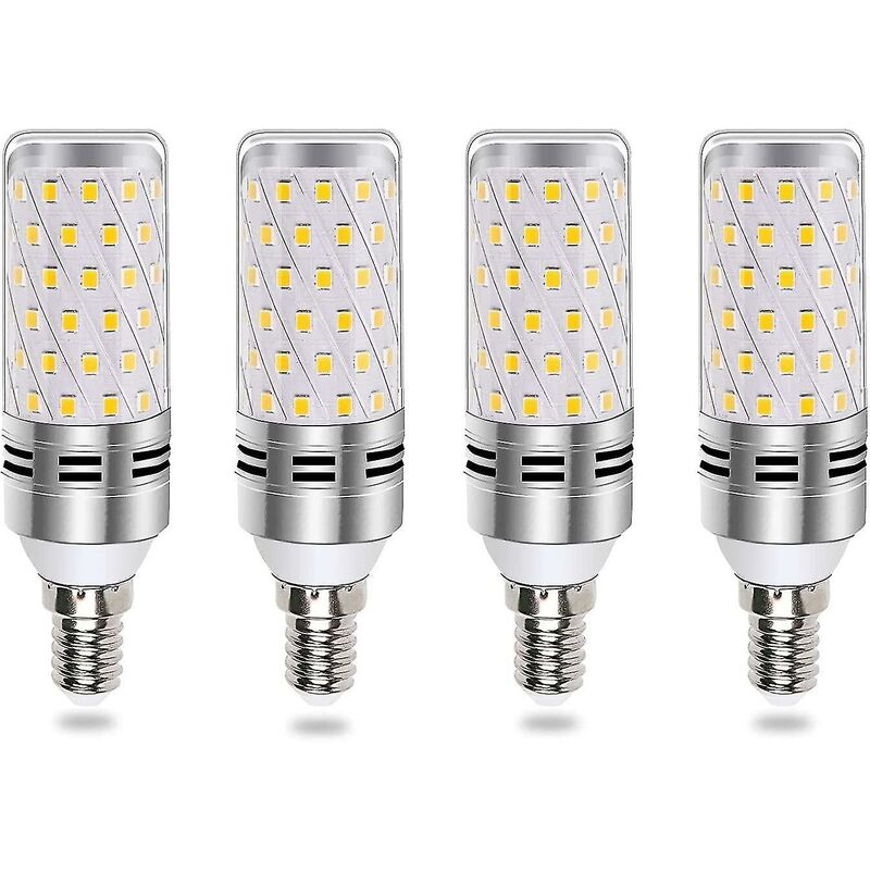 E14 Led-lampe, 16 W, Kaltweiß 6000 K, Entspricht Einer E14 100 W/120 W Halogenlampe, 1600 Lm, 360° Abstrahlwinkel, 175 V Wechselstrom