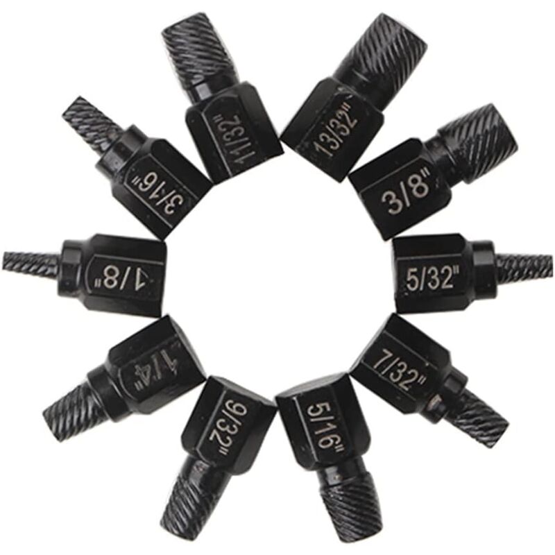 Crea 10-teiliges Torx-schraubenausdreher-set, Werkzeug Zum Entfernen Von Schrauben Und Muttern, Set Zum Ausdrehen Von Rundschrauben – Vollkopf