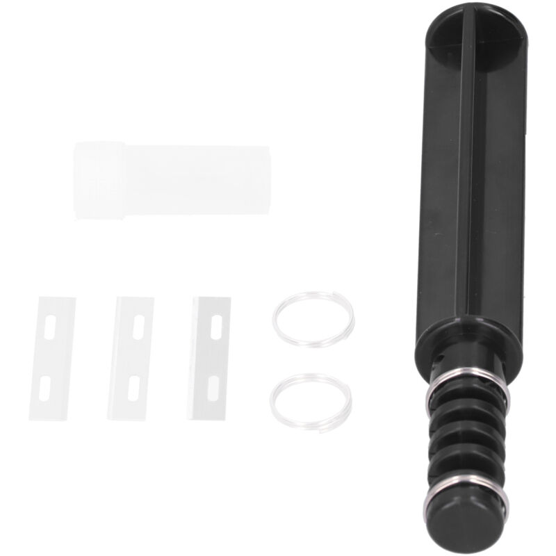 Aqxreight Lederkordelschneider Mit 3 Klingen, Bastelbedarf, 2,5 X 5 Mm, Für Lederkordelstopper. Diy-werkzeug, Lederschneider, Lederschnürschneider