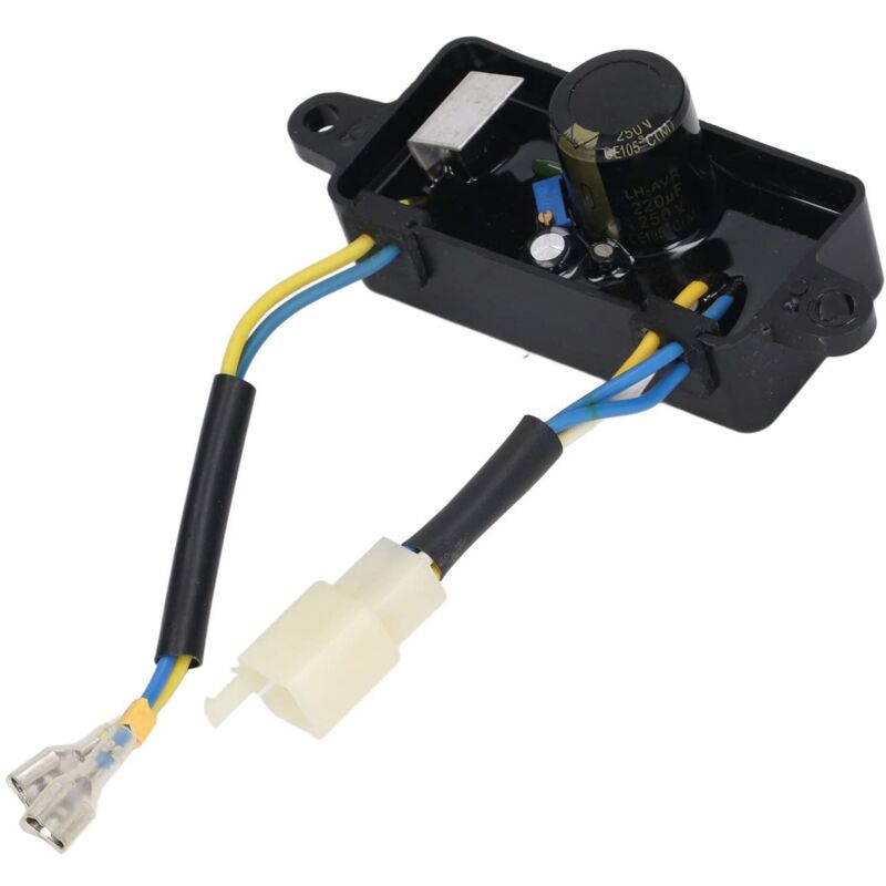 – Automatischer Spannungsregler 2,5 Kw – Einphasiger 6-leiter-avr – 220 Μf Kapazität – Für 1-2,5 Kw Generatoren Mit Aluminium