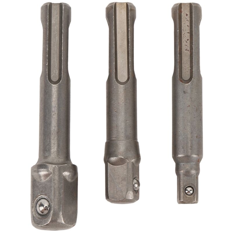 3-teiliges Set Schlagbohrer, Sds Plus Adapter Konverter Adapter Abkürzung Pneumatikadapter Pneumatikadapter Pneumatikadapter 1/4" 3/8".