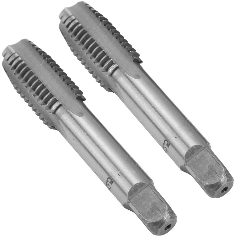 M18x2.5 Hss-gewindebohrer, 2 Stück, Hss-gewindebohrer, Gewindeschneidwerkzeug, Manueller Gewindebohrer (m182.5).